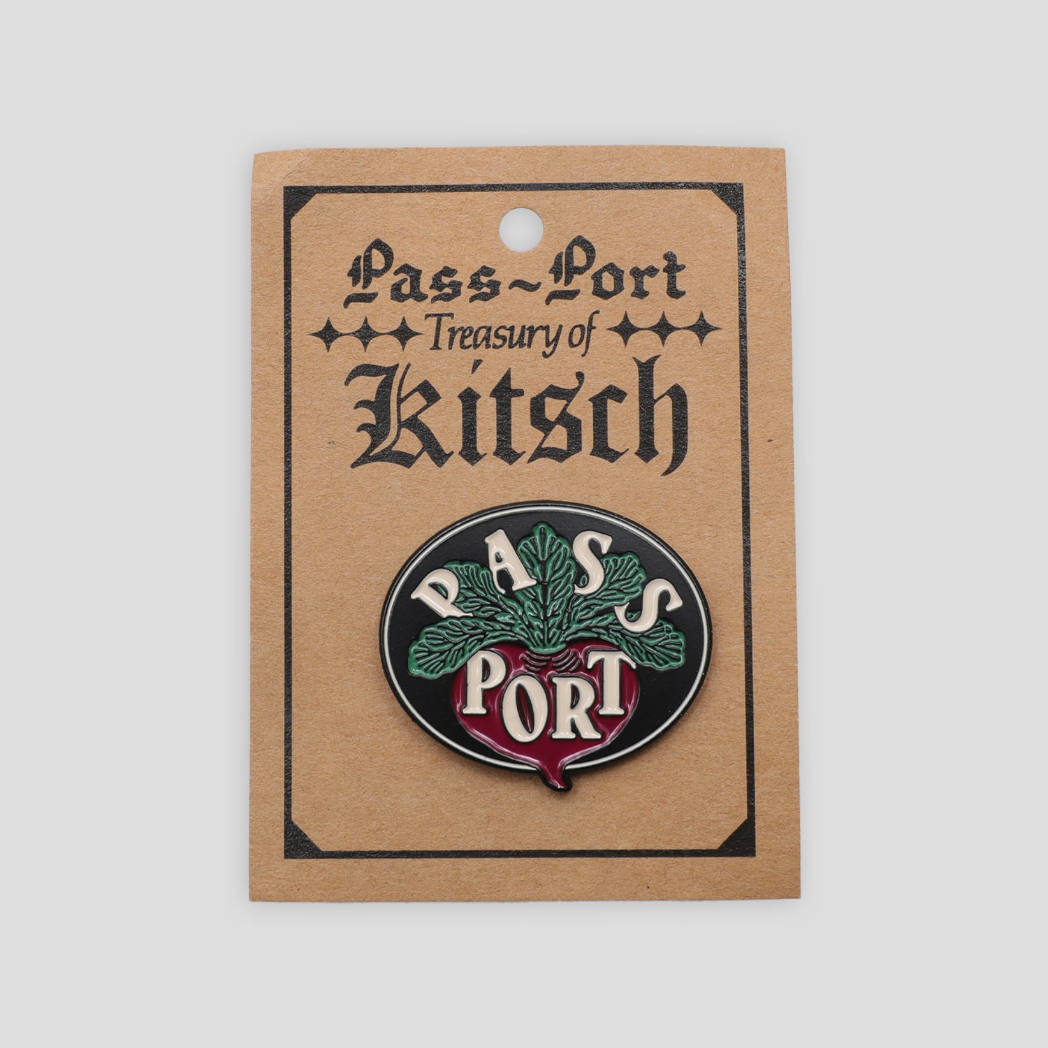 Pass~Port Radish Pin