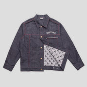 Pass~Port & Evisen Selvedge Denim Workers Club Jacket - Raw Denim