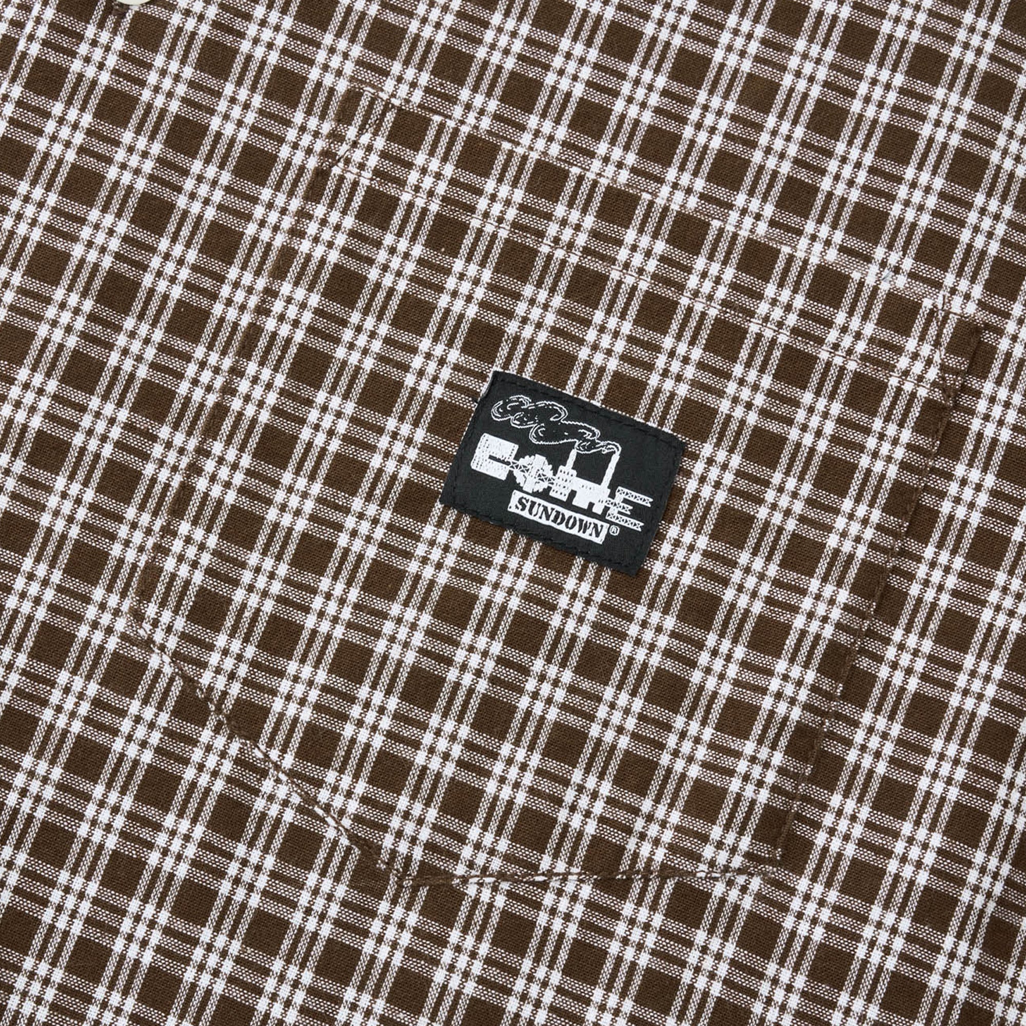 Come Sundown Stacks Shirt - Brown / White