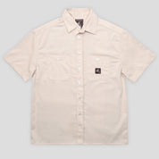Pass~Port Australian Manufactured Short Sleeve Work Shirt - Natural