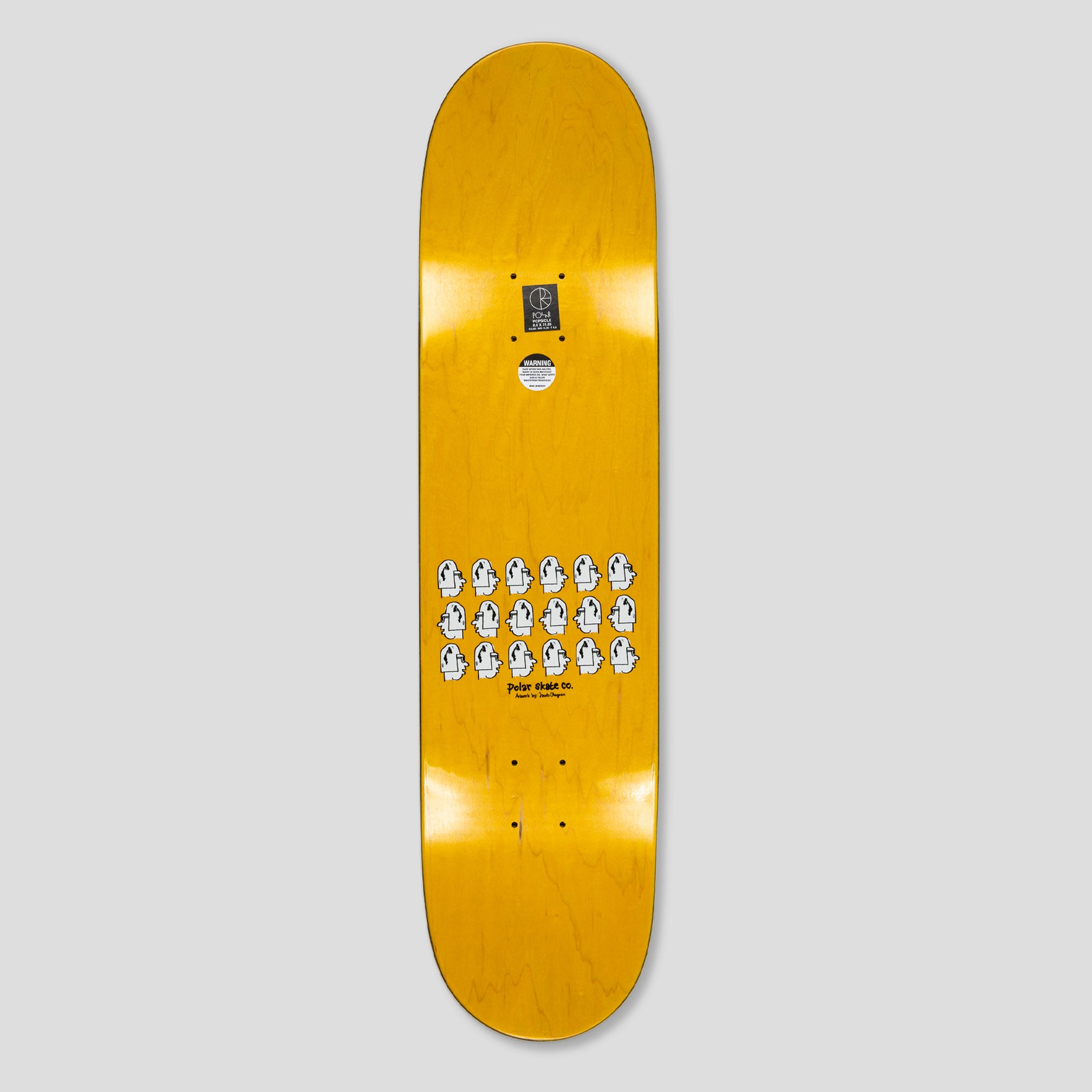 Polar Skate Co. Dane Brady MIA Orange Deck - 8.75"