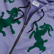 Pearls Skateboards Pagan Zip Hood - Periwinkle