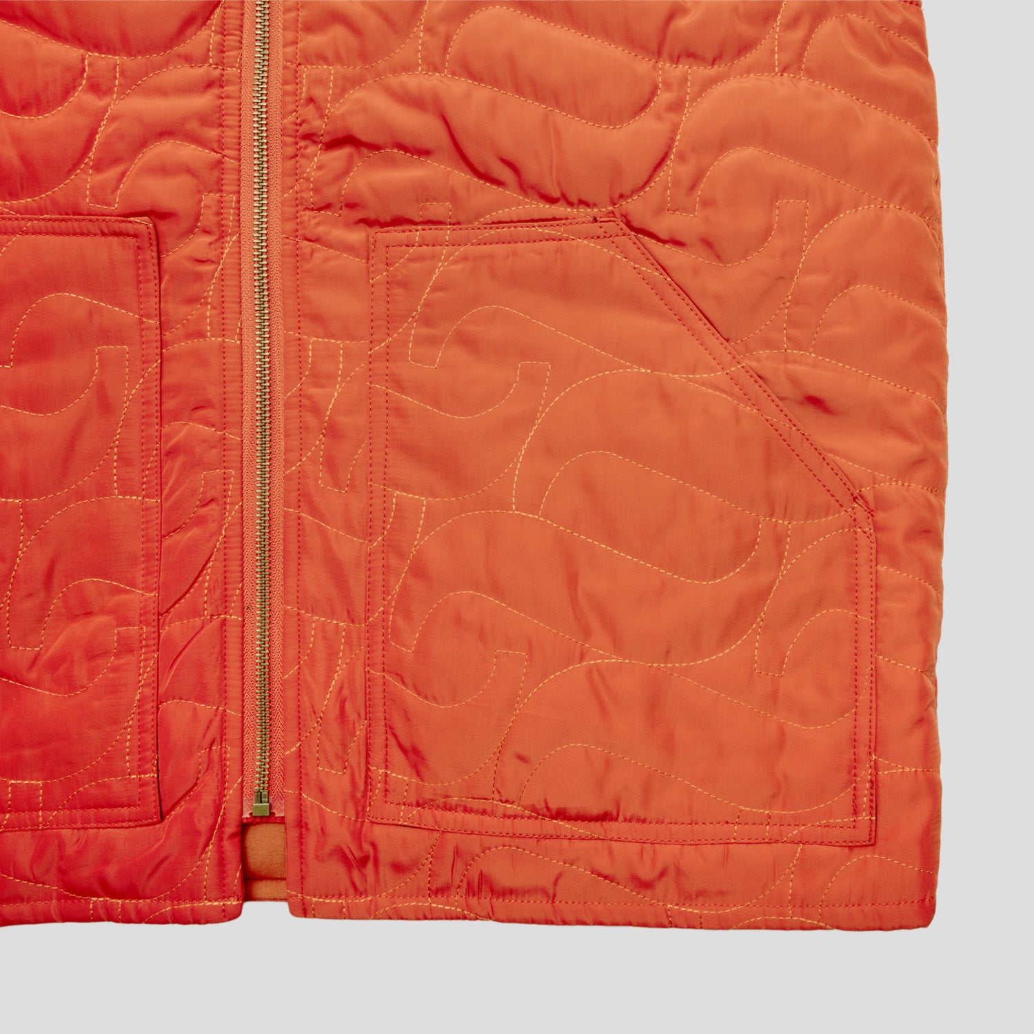 Pass~Port Tilde Puff Packers Vest - Safety Orange