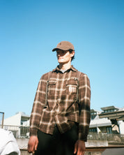 Pass~Port 4 Flowers Flannel Vineyard Shirt - Brown