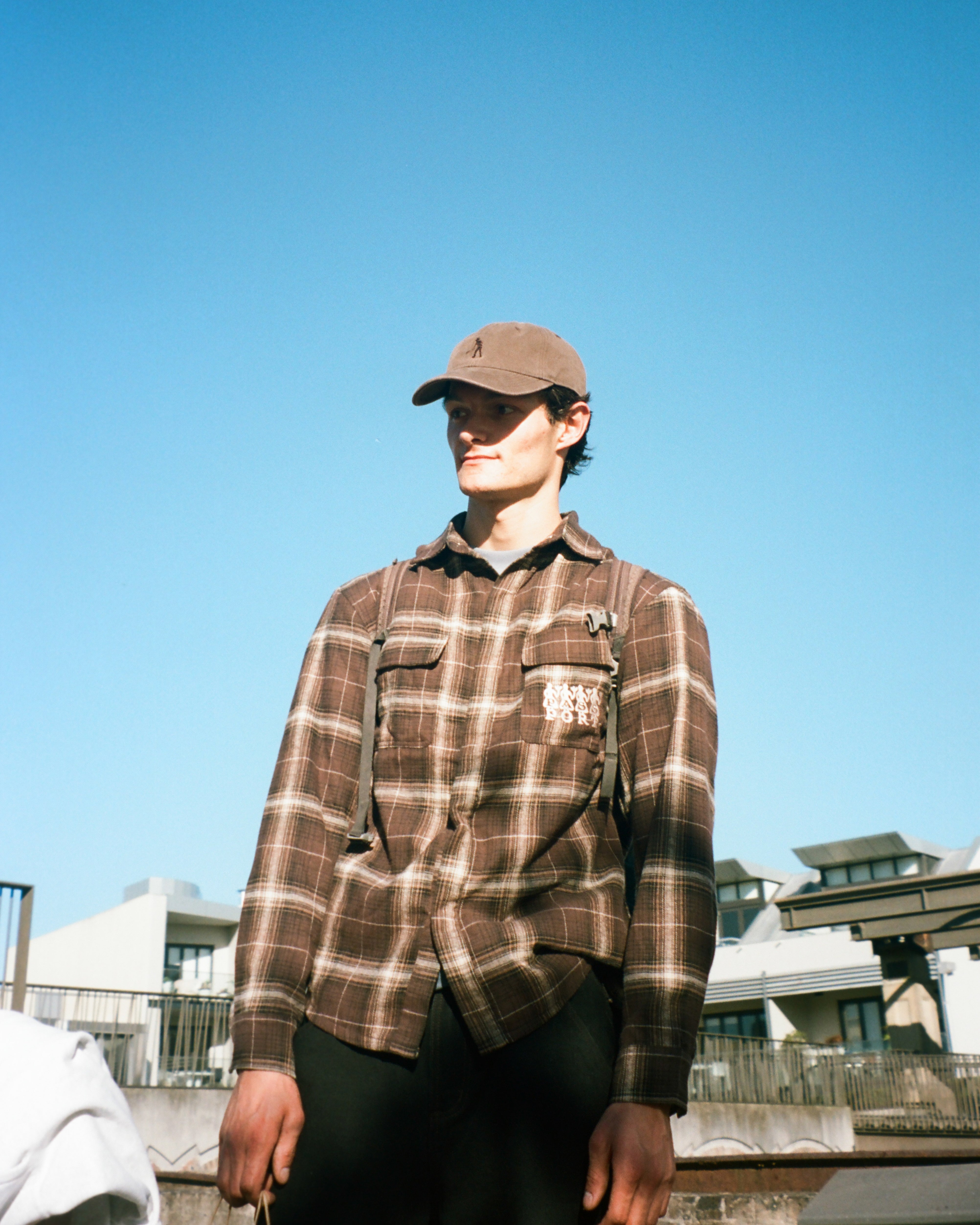 Pass~Port 4 Flowers Flannel Vineyard Shirt - Brown