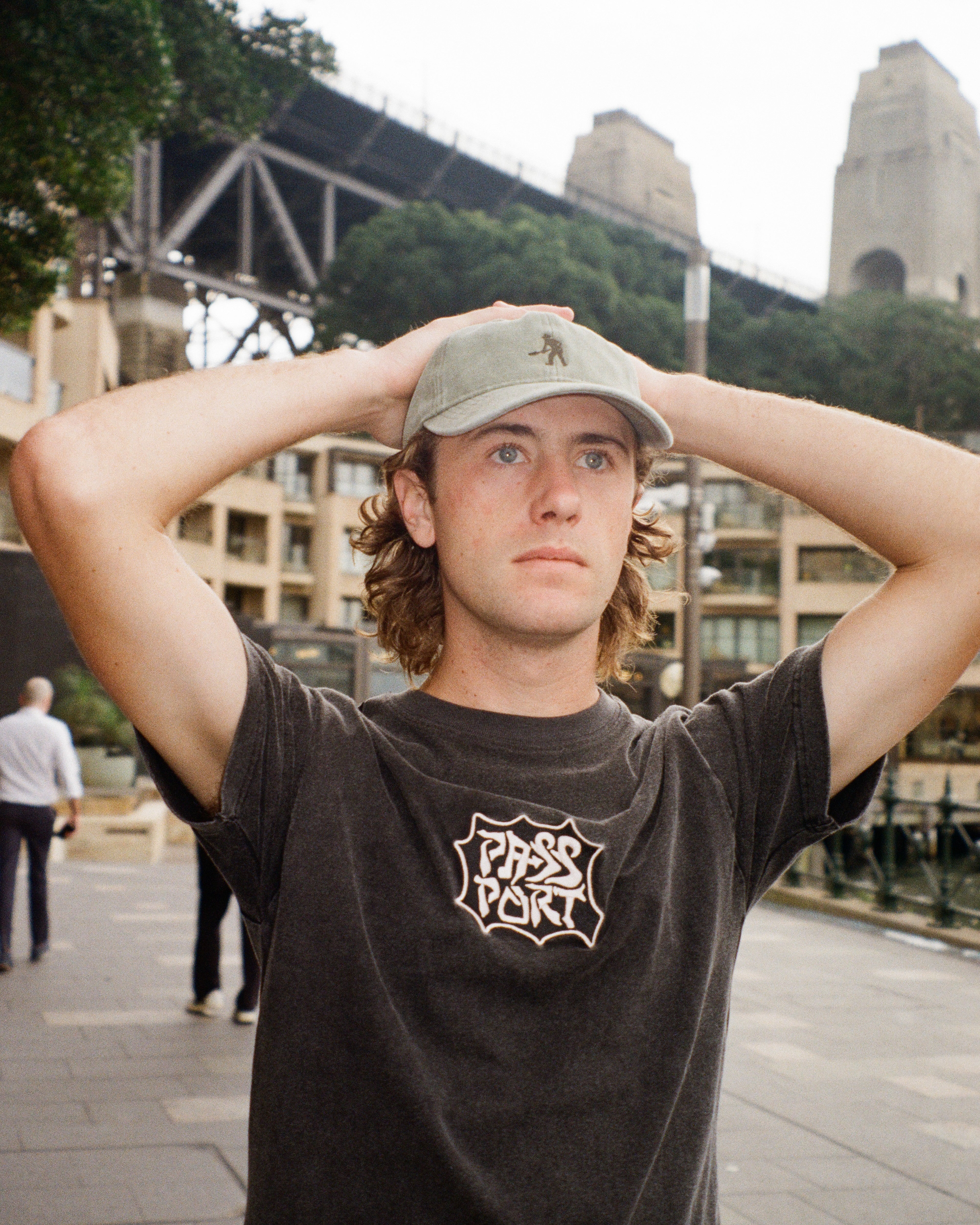 Pass~Port Glyph Tee - Acid Black