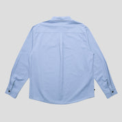 Pass~Port Thistle Embroidery AG Shirt Long Sleeve - Light Blue