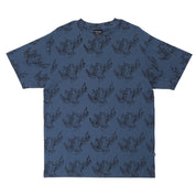 Pass~Port Trumpets Tee - Harbour Blue