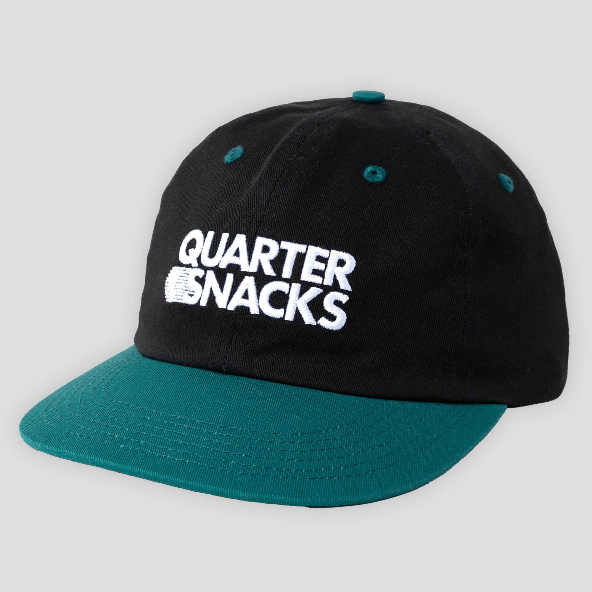 0007_QuartersnacksJournalistCapBlack_Green_jpg.jpg