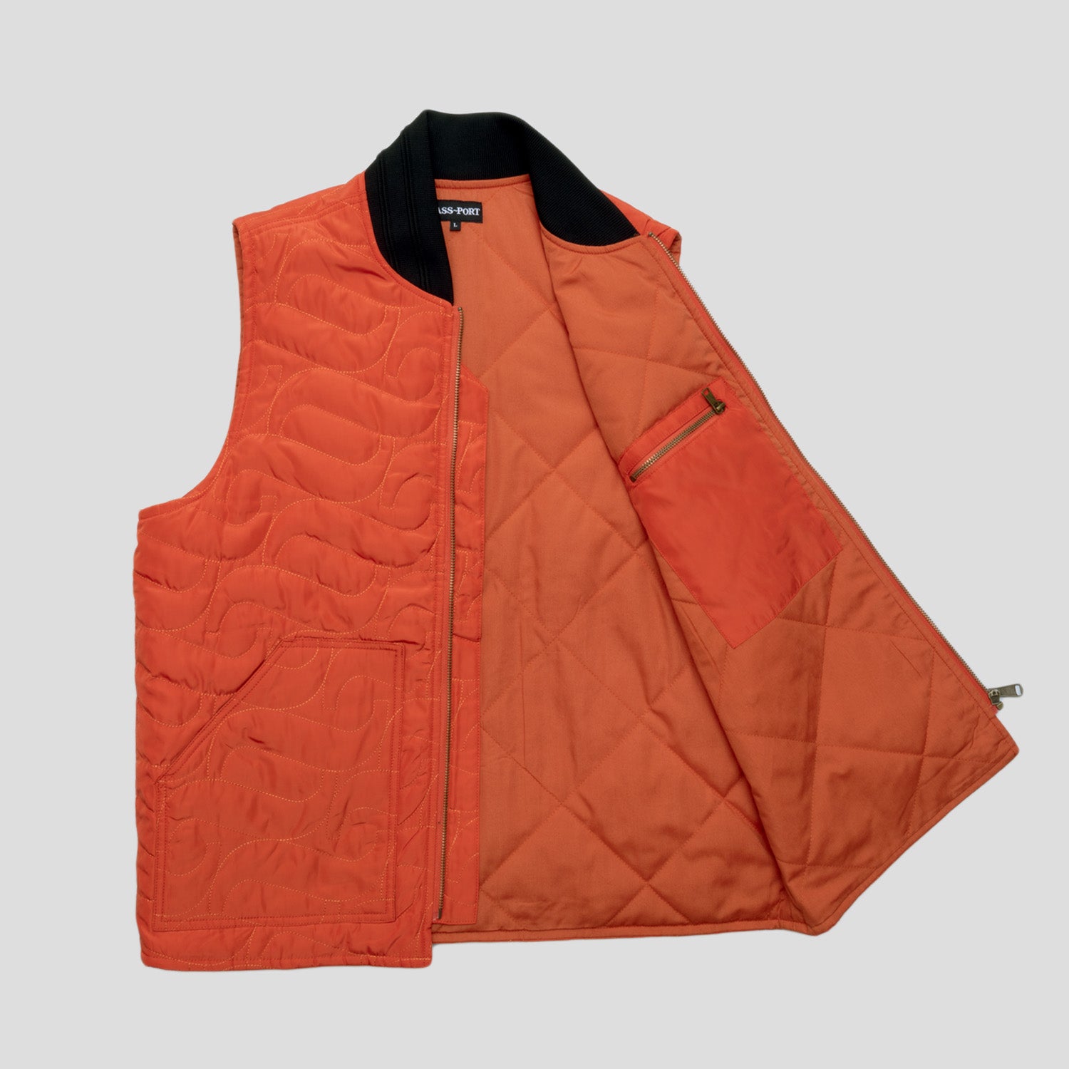 Pass~Port Tilde Puff Packers Vest - Safety Orange