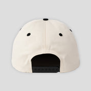Quartersnacks Journalist Cap - Cream / Black