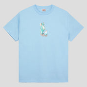 Pass~Port & Evisen Sake Tee - Powder Blue