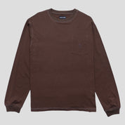 Pass~Port Organic Pocket Long-sleeve Tee - Bark