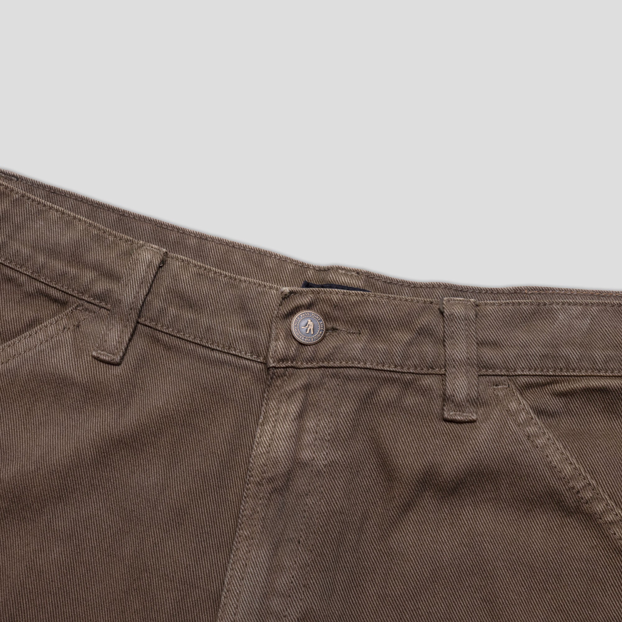 Pass~Port Workers Club Short - Washed Brown