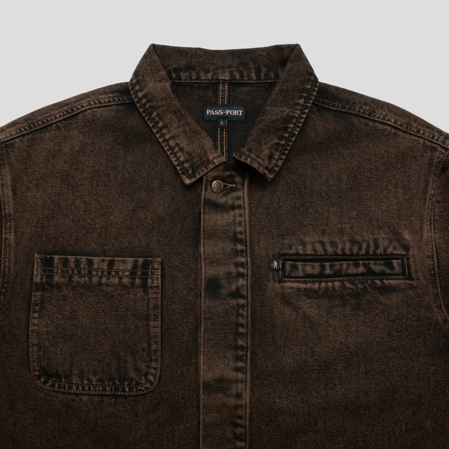 【美品・Msize】PASS~PORT PAUNTERS JACKET Pass~Port Painters Jacket - Brown Over-Dye