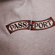 Pass~Port Red Flag Hoodie - Ash