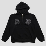 Pass~Port Store & Gallery Exclusive Syd Logo Zip Hood - Black