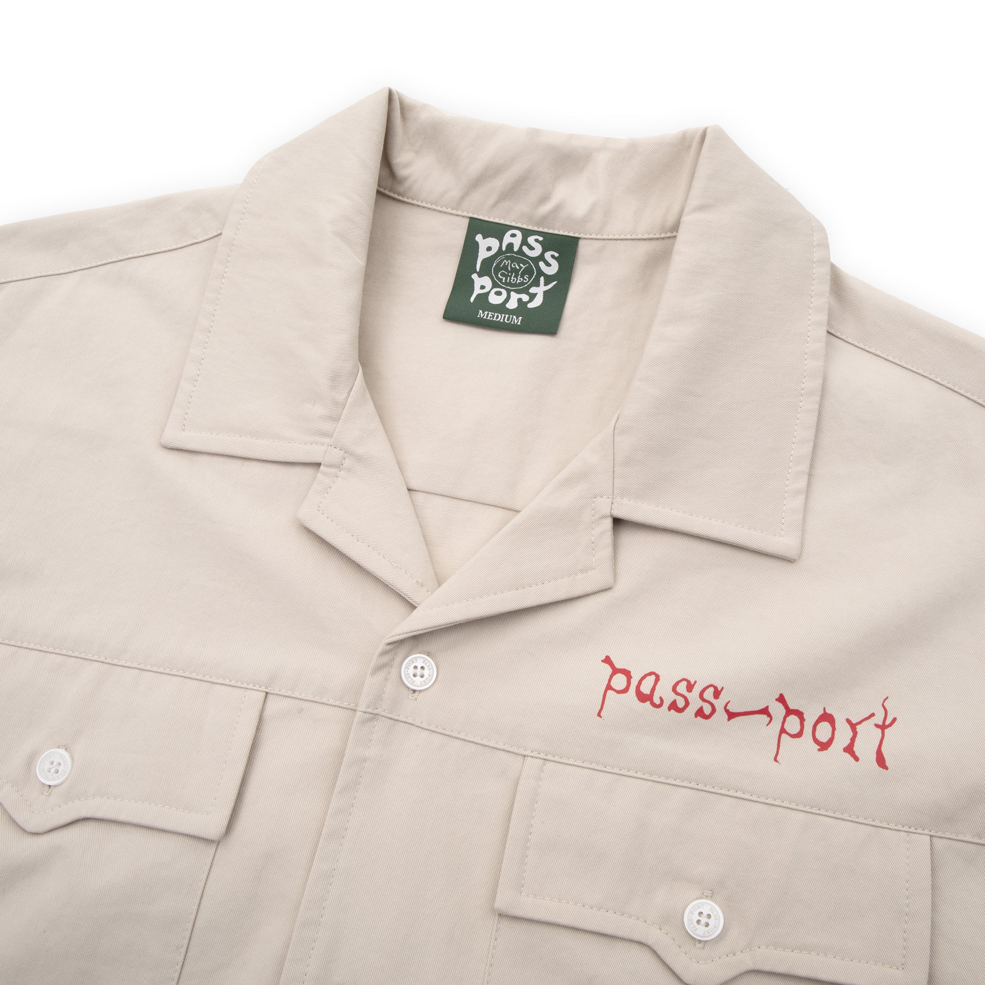 Pass~Port & May Gibbs Webbed Bed Packers Shirt - Bone