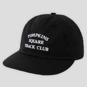 Quartersnacks Track Club Cap - Black Ripstop