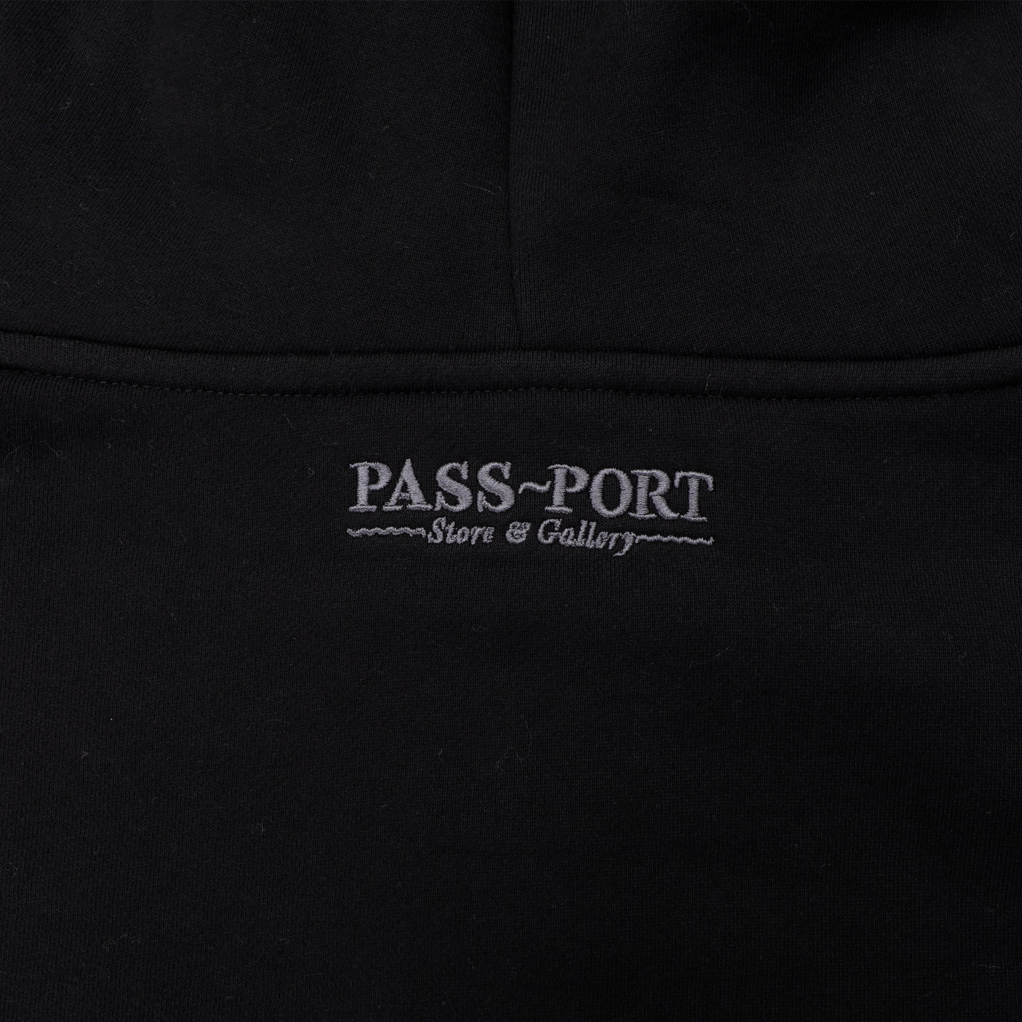 Pass~Port Store & Gallery Exclusive Syd Logo Zip Hood - Black
