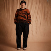 Pass~Port Cave~in Mohair Sweater - Black / Bronze