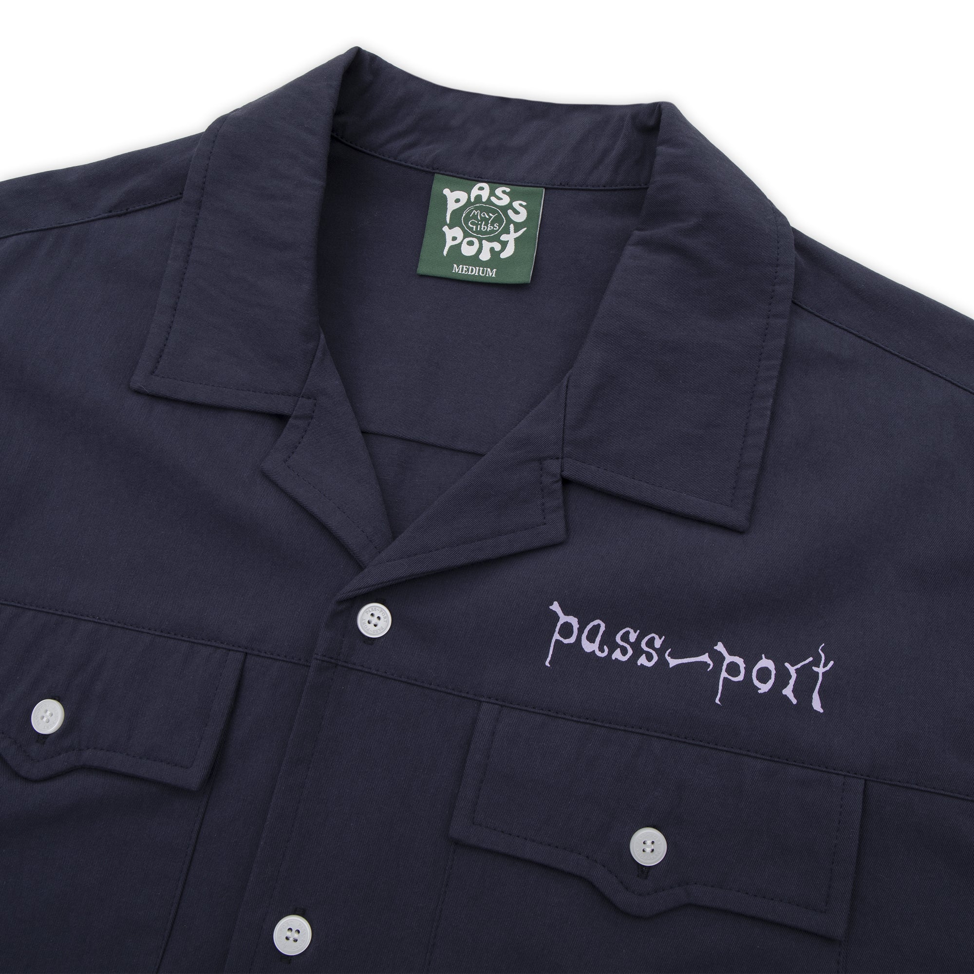 Pass~Port & May Gibbs Webbed Bed Packers Shirt - Navy