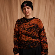 Pass~Port Cave~in Mohair Sweater - Black / Bronze