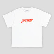 Pearls Skateboards OG Logo Tee - White / Red