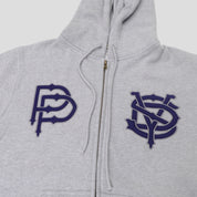 Pass~Port Store & Gallery Exclusive Syd Logo Zip Hood - Ash