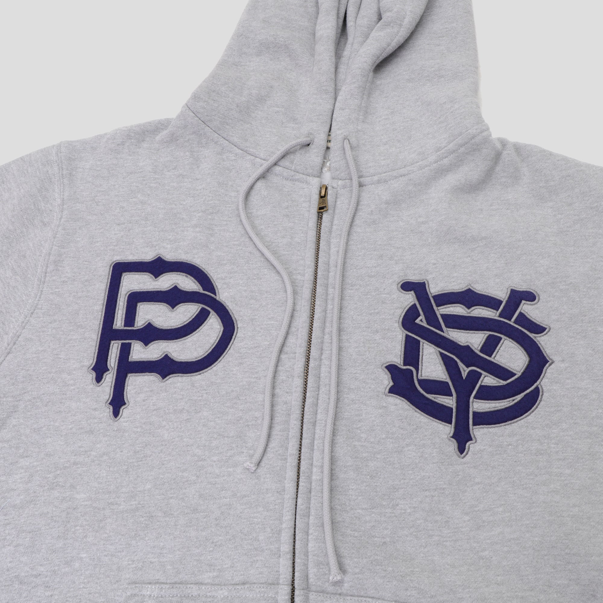Pass~Port Store & Gallery Exclusive Syd Logo Zip Hood - Ash