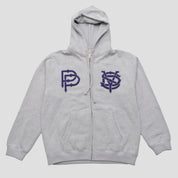Pass~Port Store & Gallery Exclusive Syd Logo Zip Hood - Ash
