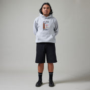 Pass~Port Workers Club Denim Jean Short - Washed Black / Brown Stitch