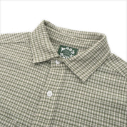 Pass~Port & May Gibbs Bush Greeting Workers Check Short Sleeve Shirt - Moss Green