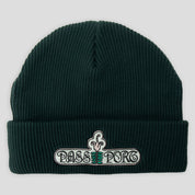 Pass~Port Gardenia Beanie - Forest Green