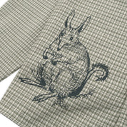 Pass~Port & May Gibbs Bush Greeting Workers Check Long Sleeve Shirt - Moss Green