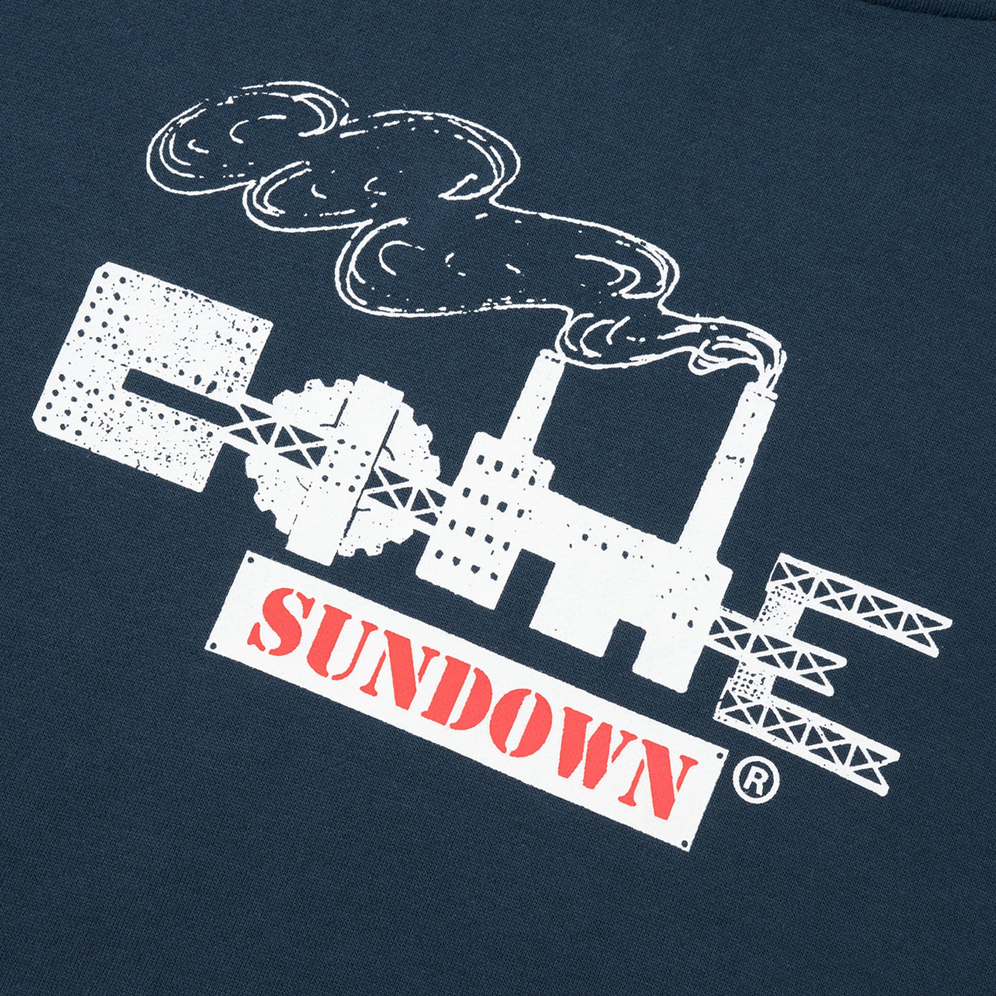 Come Sundown Stacks Hoodie - Navy