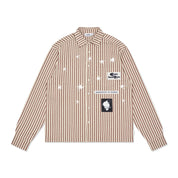 Come Sundown Destruction Shirt - Brown / White
