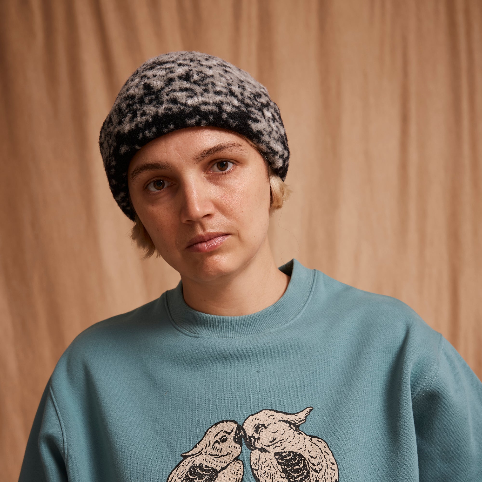 Pass~Port Cave~in Mohair Beanie - Black / Bronze