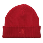 Pass~Port Solid Cotton Beanie - Scarlet