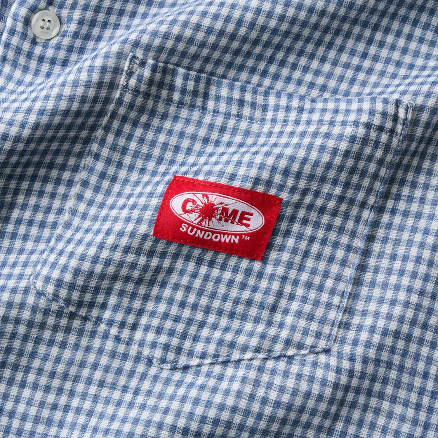 Come Sundown Hand Some Shirt - Blue / White