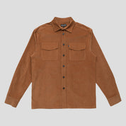 Pass~Port Micro Cord Workers Shirt - Caramel