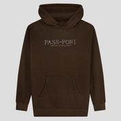 Pass~Port Store & Gallery Exclusive Wired Logo Hood - Bark