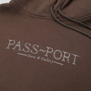 Pass~Port Store & Gallery Exclusive Wired Logo Hood - Bark