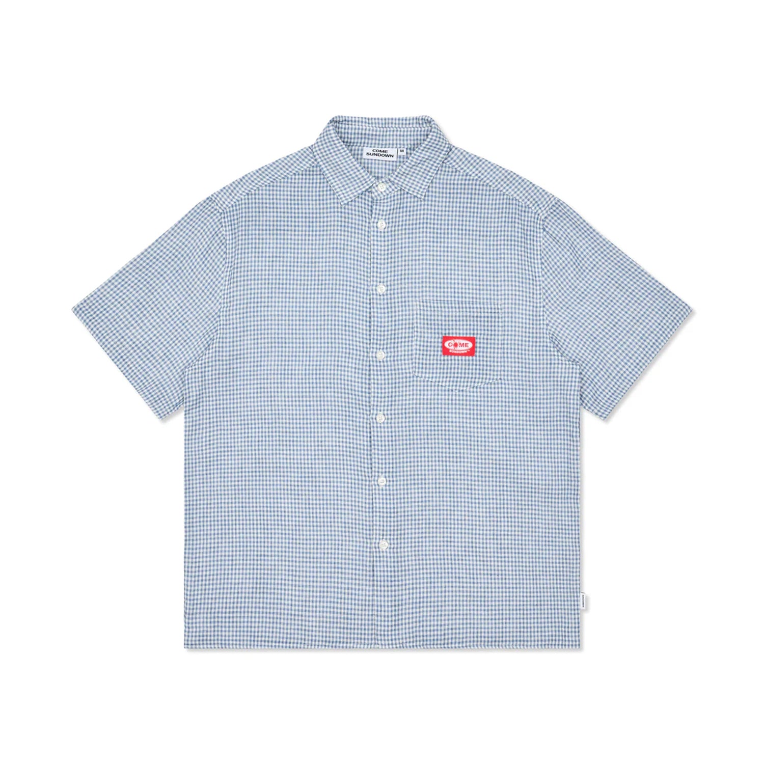 Come Sundown Hand Some Shirt - Blue / White