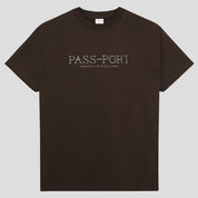 Pass~Port Store & Gallery Exclusive Wired Logo Tee - Bark