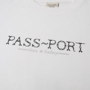 Pass~Port Store & Gallery Exclusive Wired Logo Tee - White