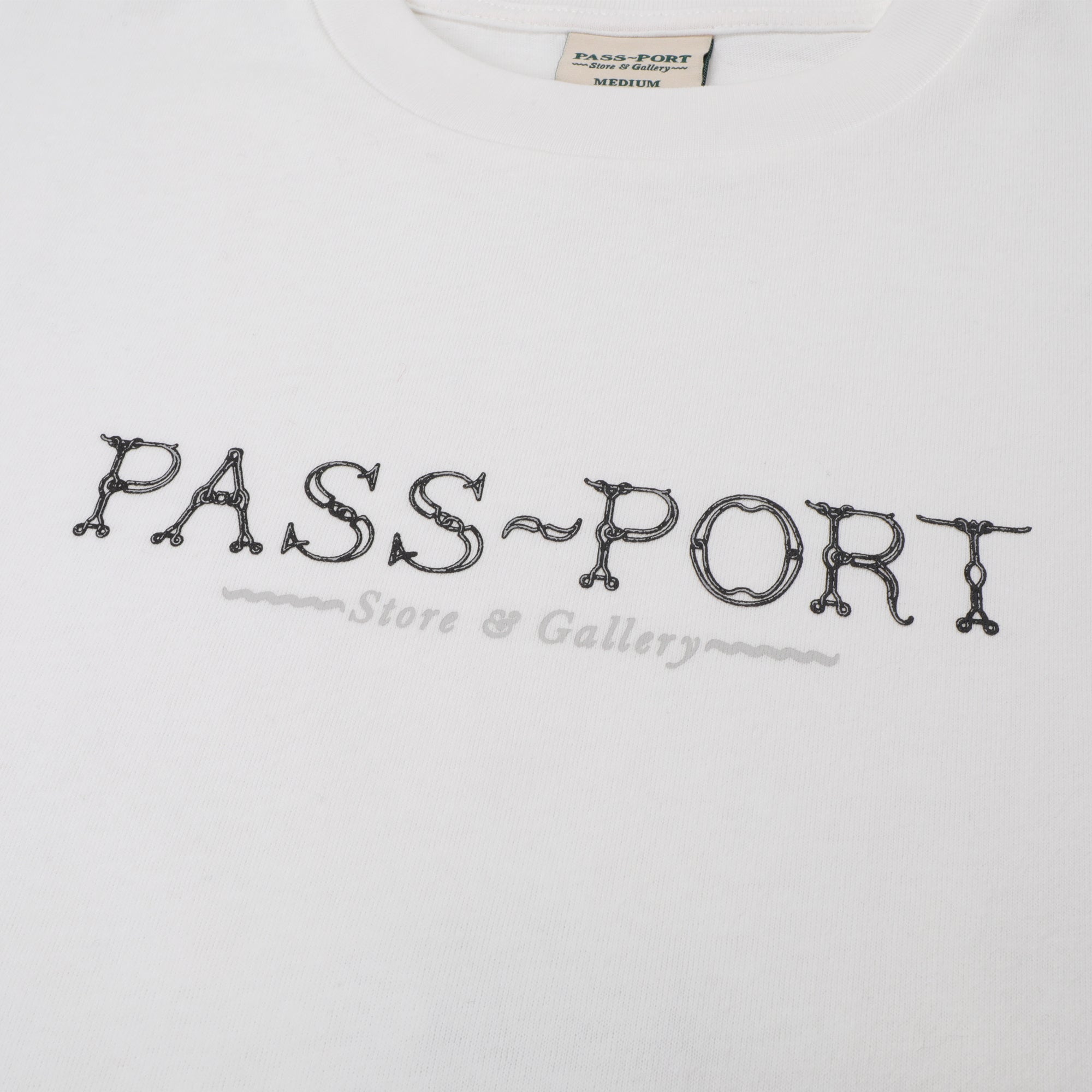 Pass~Port Store & Gallery Exclusive Wired Logo Tee - White