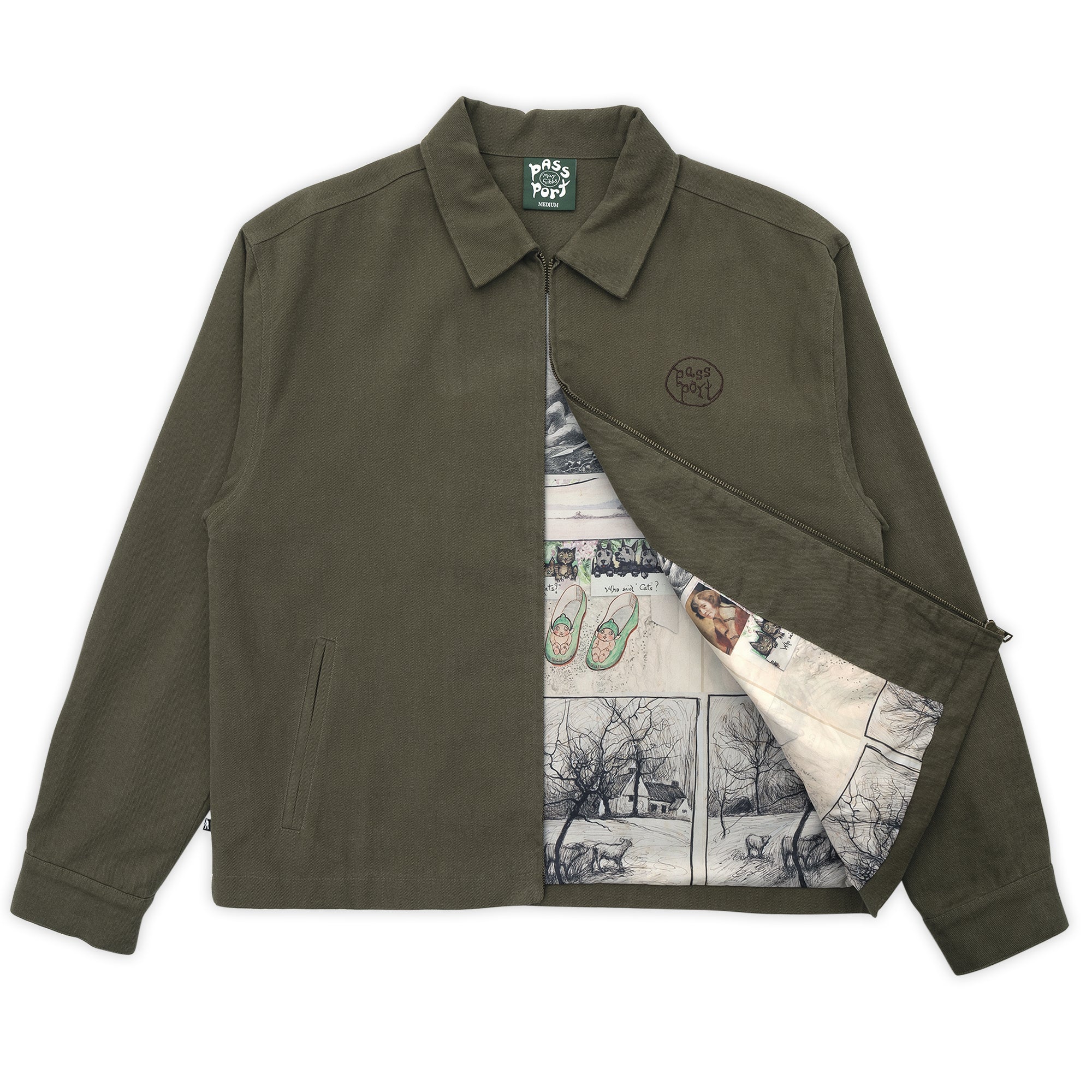 Pass~Port & May Gibbs MG Workers Jacket - Olive