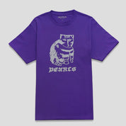 Pearls Tabby Tee - Purple