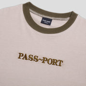 Pass~Port Official Contrast Organic Tee - Khaki